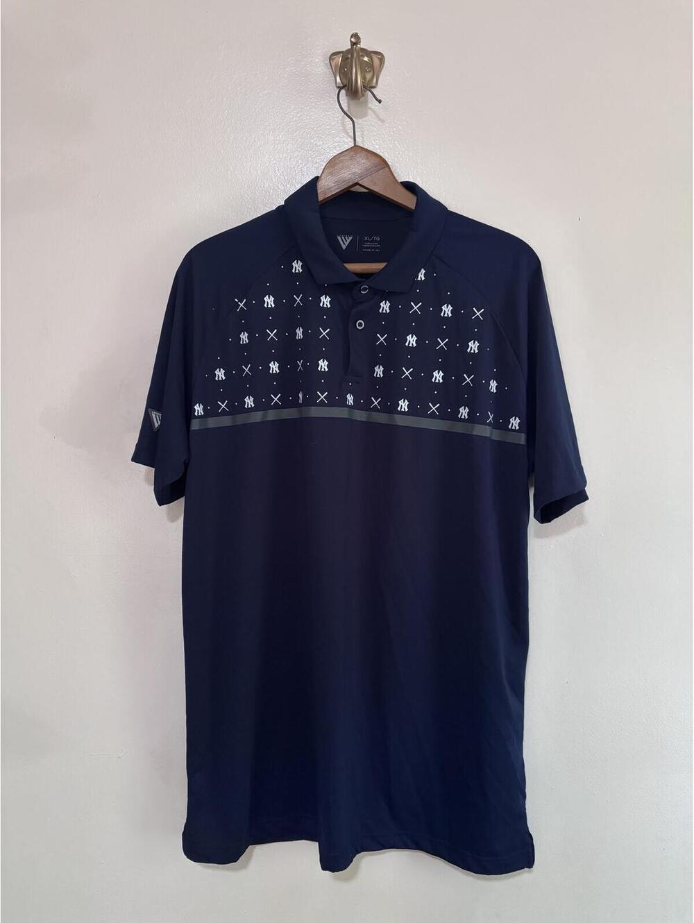 Yankees Navy Golf Polo Levelwear size XL